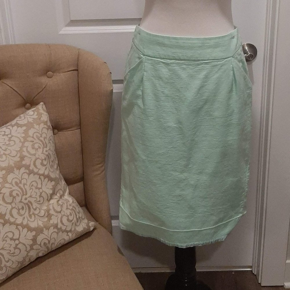 J. Crew Teal Pencil Skirt